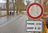 Uzavřená silnice mezi Bakovem a Malou Bělou Foto iBoleslav.cz